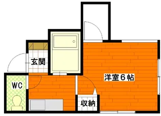 エステート20天満【5階】の間取り