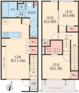カーサ・ソンリエンテの間取り