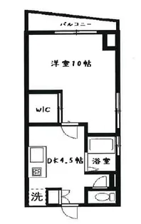 レジデンス二方【1階】の間取り