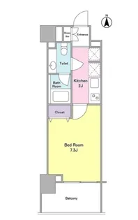 グランシャリオ羽田【7階】の間取り