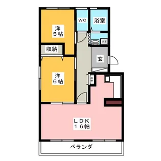 ジョイフル土橋【3階】の間取り