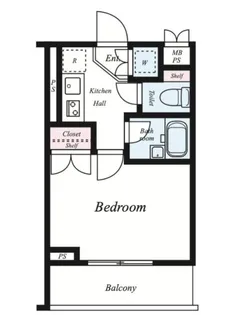 ルーブル高円寺参番館【3階】の間取り