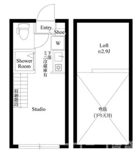 ハーモニーテラス豊島VII【2階】の間取り