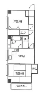 セイザ新宿【10階】の間取り
