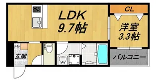 LE COCON 豊橋II【2階】の間取り