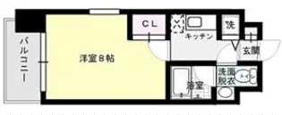 プレスタイル博多SOUTH【9階】の間取り