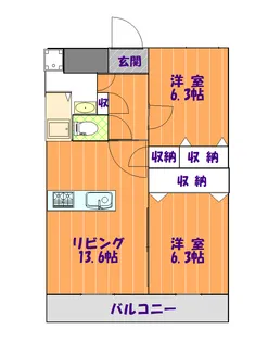 WingBird伊勢崎【1階】の間取り