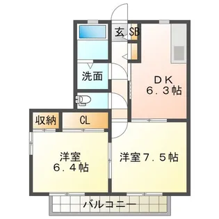 KiMi.HOUSE【2階】の間取り