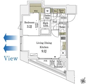 ミュプレ表参道【5階】の間取り