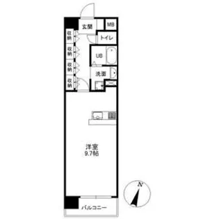 定禅寺ガーデンスクエア【8階】の間取り