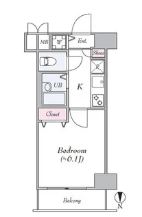 ステージグランデ桜台駅前【11階】の間取り