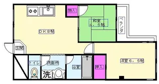 エステート【2階】の間取り