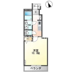 ロゼリア【1階】の間取り