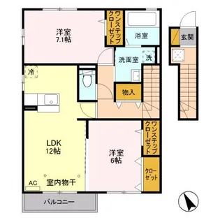 コンチェルト【2階】の間取り