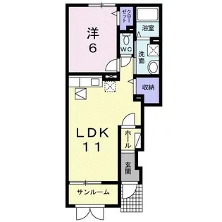 コントロ ルーチェ【1階】の間取り