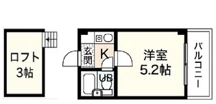 メゾンナカノ【2階】の間取り