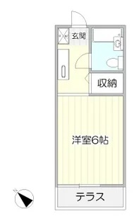 パークサイドB【2階】の間取り