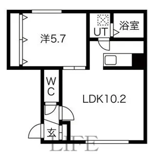 ドゥラル【2階】の間取り