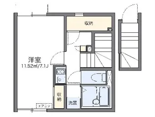 レオネクストファーストリッチ【2階】の間取り