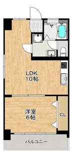 池上公園ビル【4階】の間取り