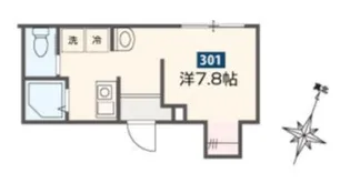 MELLAS祐天寺【3階】の間取り