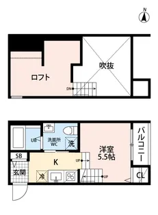 ユアーズ箱崎【2階】の間取り