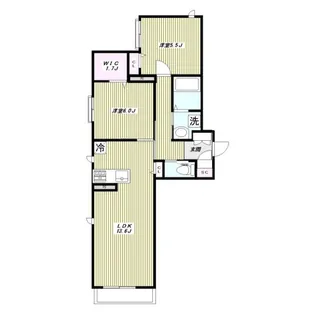 クラインガルテンI【1階】の間取り