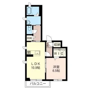 レユシールE【2階】の間取り