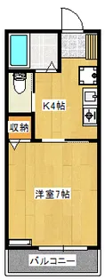 カーサエスペランサ【1階】の間取り