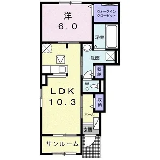 sevenstarIV【1階】の間取り