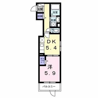 ヒカルサ神戸垂水山手【1階】の間取り
