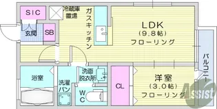 カサヴェルデ2番館【2階】の間取り