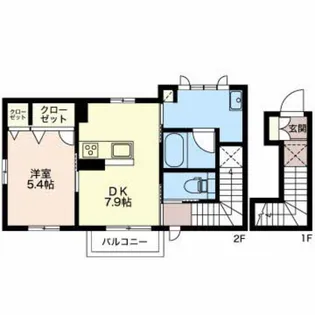 ベルソレイユ【2階】の間取り