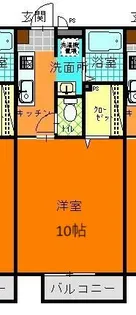 コーポいとう【2階】の間取り
