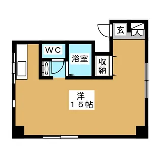 ヒルトップ大西【1階】の間取り