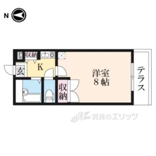 ディアーレコトブキA棟【1階】の間取り
