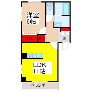 Lucky flat【1階】の間取り