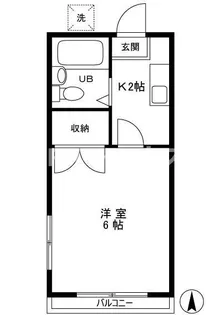 ビー・シーム【2階】の間取り