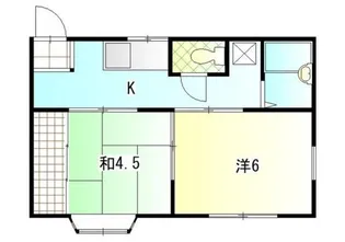 グリーンコーポII【1階】の間取り