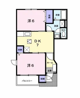 ブリリアントII【1階】の間取り