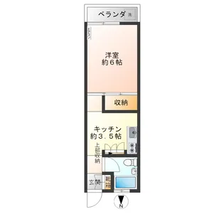麻生ビル【2階】の間取り
