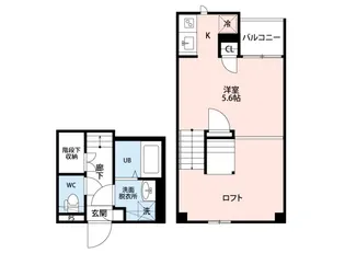 CB鴻巣フィオーレ【1階】の間取り