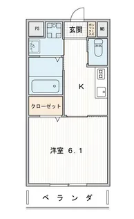 リトルレークV【5階】の間取り