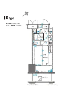 ZOOM川崎EAST【5階】の間取り