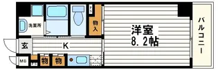 サン・ロレンツ心斎橋東【4階】の間取り