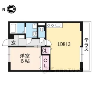コーラルガーデン【1階】の間取り