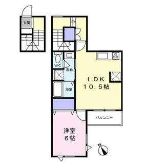 アベニール(Avenir)【2階】の間取り