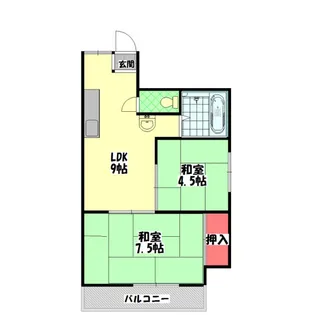 田中マンション【4階】の間取り