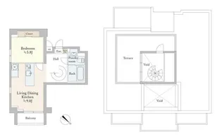 taliesin CY【8階】の間取り