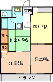 YouハイツII【3階】の間取り